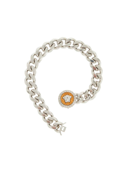 Versace "chain bracelet with medusa charm