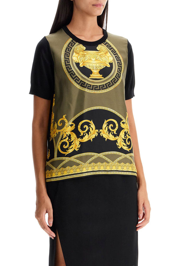 Versace La Coupe des Dieux Panelled T-shirt