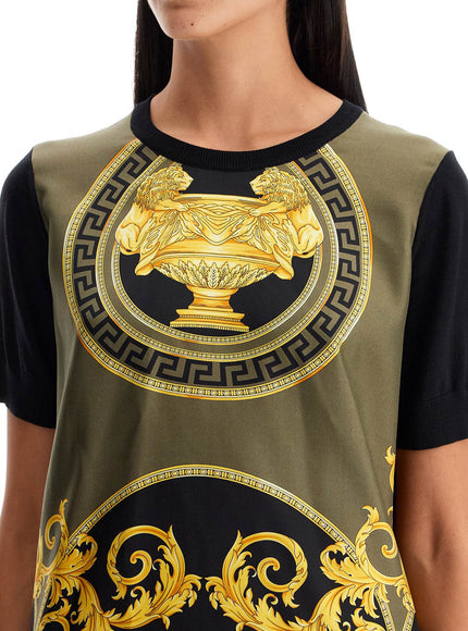 Versace La Coupe des Dieux Panelled T-shirt