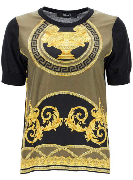 Versace La Coupe des Dieux Panelled T-shirt