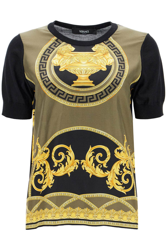 Versace La Coupe des Dieux Panelled T-shirt