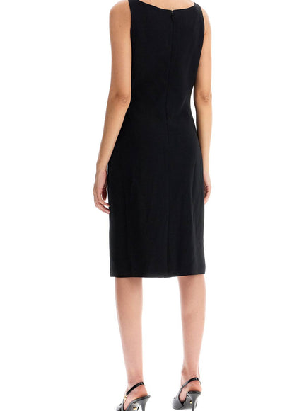 Versace stretch cady sheath dress