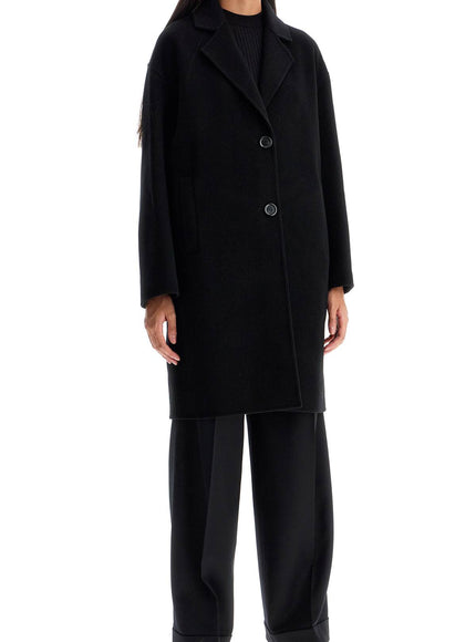 Pinko double wool coat with screwdriver design