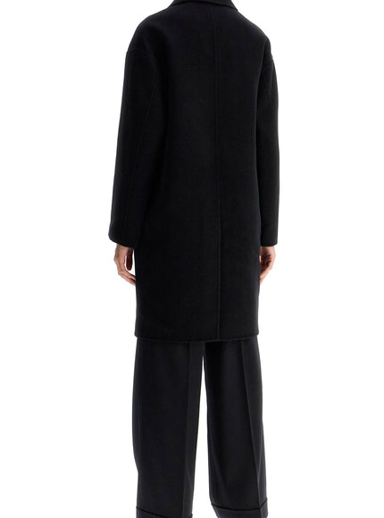 Pinko double wool coat with screwdriver design