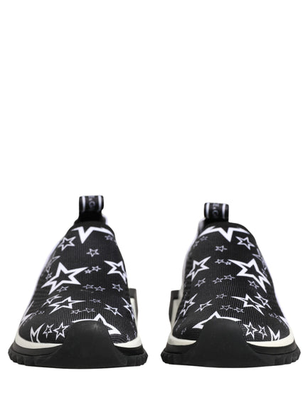 Dolce & Gabbana Black Stars Logo SORRENTO Sneakers Shoes