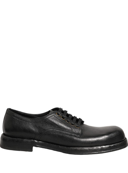 Dolce & Gabbana Black Derby Dress Shoes