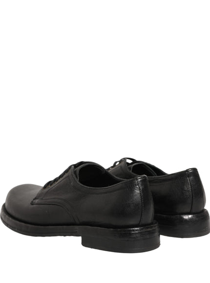 Dolce & Gabbana Black Derby Dress Shoes