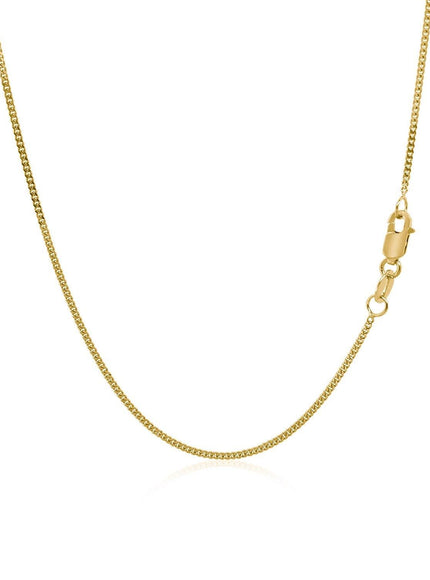 10k Yellow Gold Gourmette Chain 1.0mm - Ellie Belle