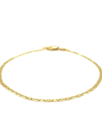 10k Yellow Gold Mariner Link Bracelet 1.7mm - Ellie Belle