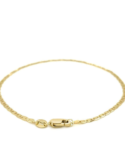 10k Yellow Gold Mariner Link Bracelet 1.7mm - Ellie Belle