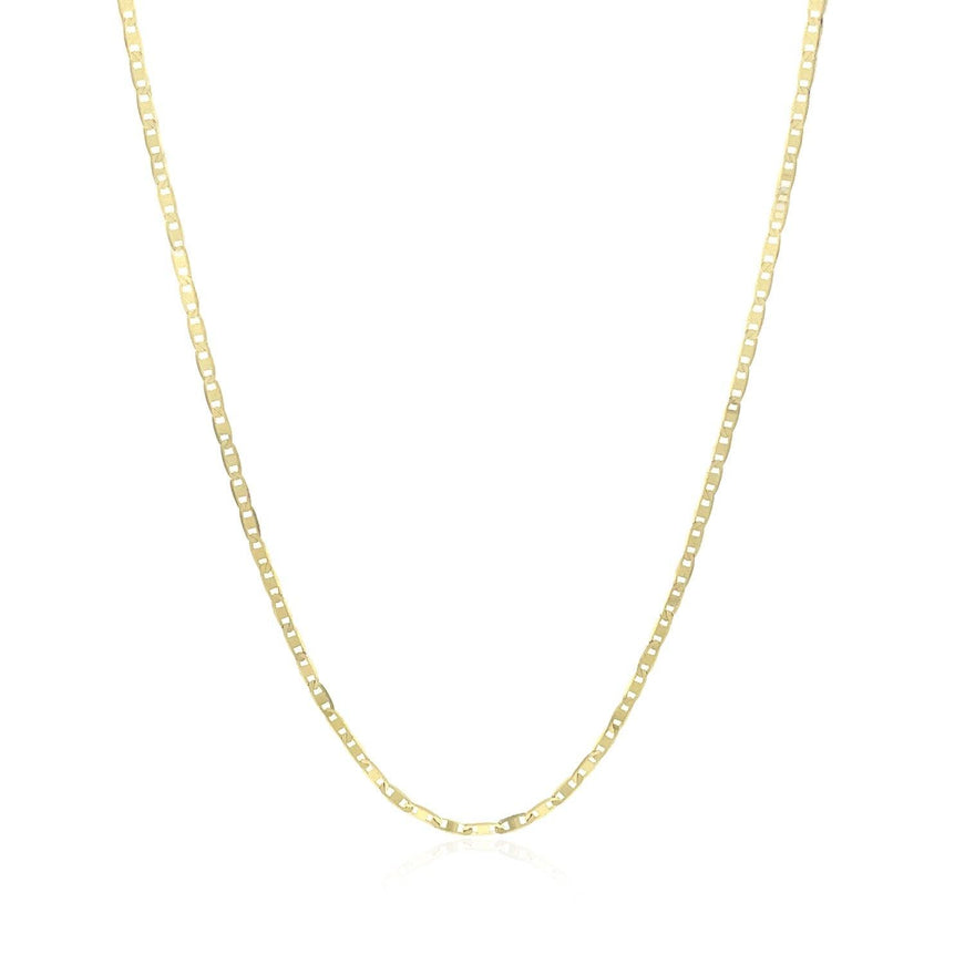 10k Yellow Gold Mariner Link Chain 1.2mm - Ellie Belle