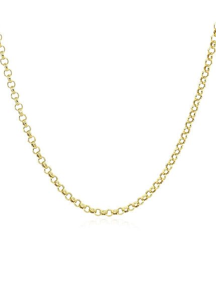 10k Yellow Gold Rolo Chain 1.9mm - Ellie Belle