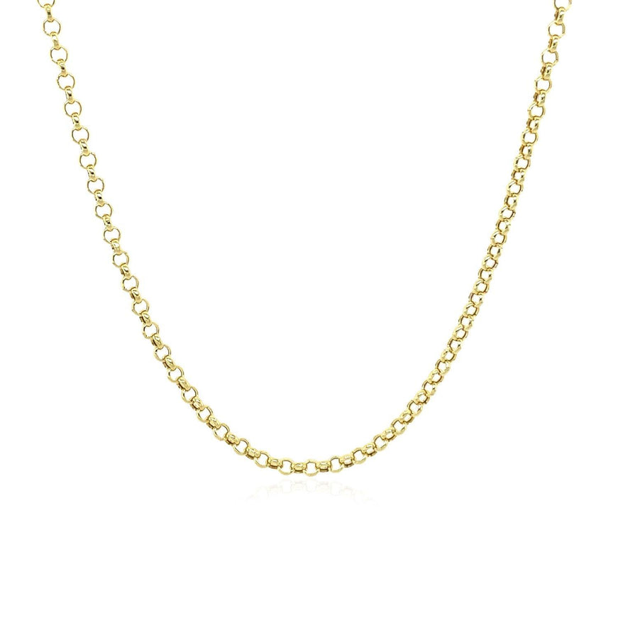 10k Yellow Gold Rolo Chain 1.9mm - Ellie Belle