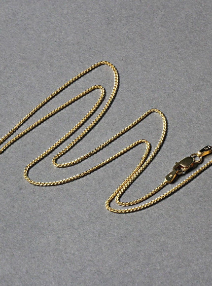 10k Yellow Gold Wheat Chain 1.0mm - Ellie Belle