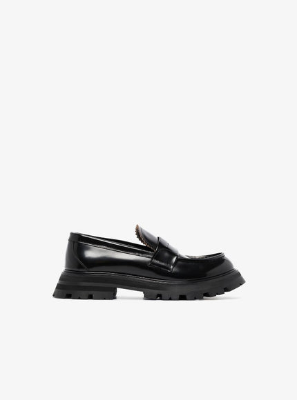 Alexander McQueen Women's Wander Platform Penny Loafers