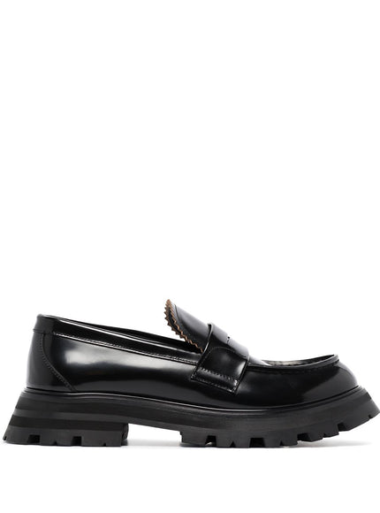 Alexander McQueen Women's Wander Platform Penny Loafers