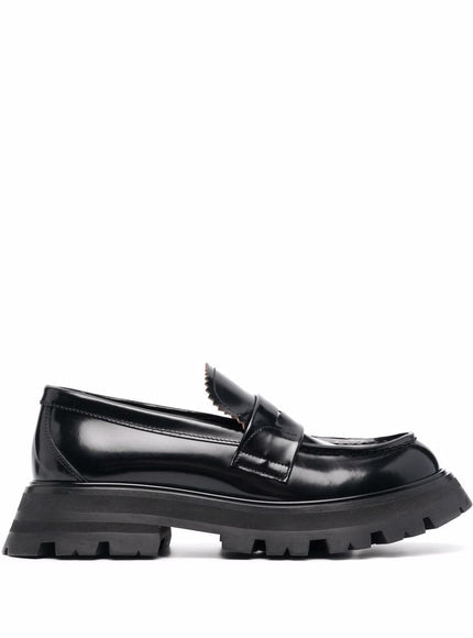 Alexander McQueen Women's Wander Platform Penny Loafers