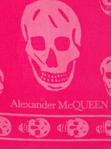 Alexander McQueen Scarfs Fuchsia