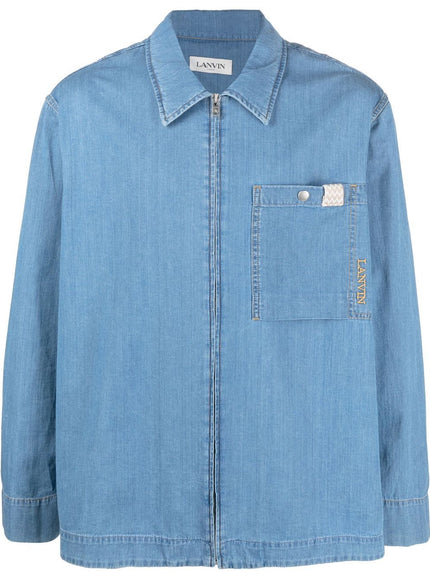 Lanvin Shirts Clear Blue