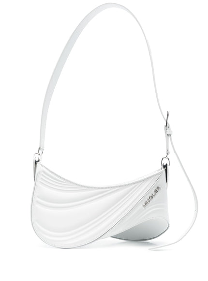 Mugler Leather Spiral Shoulder Bag