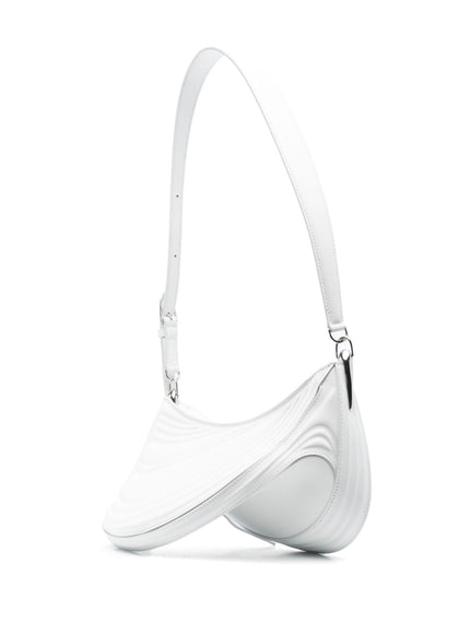 Mugler Leather Spiral Shoulder Bag