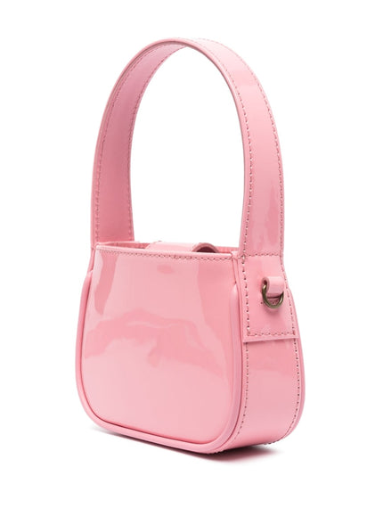 Blumarine Logo Shoulder Bag In Pink