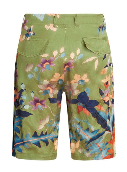 Etro Shorts Green