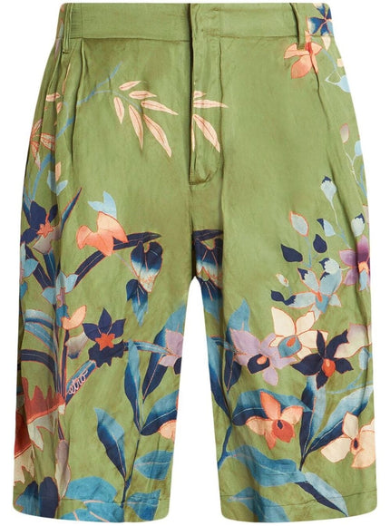 Etro Shorts Green