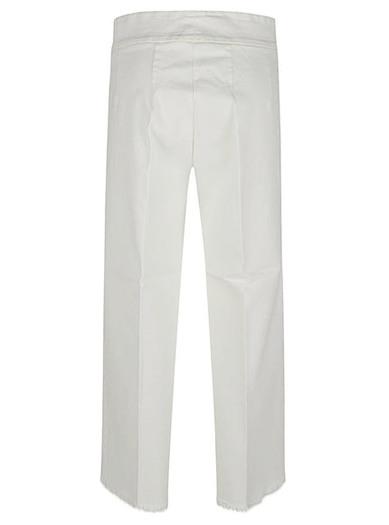 AVENUE MONTAIGNE Trousers White