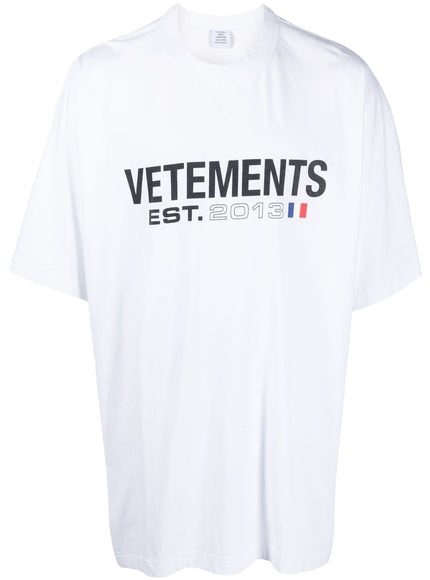 Vetements T-shirts and Polos White