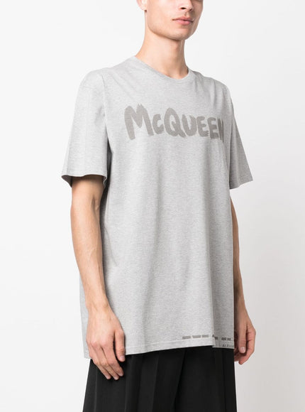 Alexander McQueen T-shirts and Polos Grey