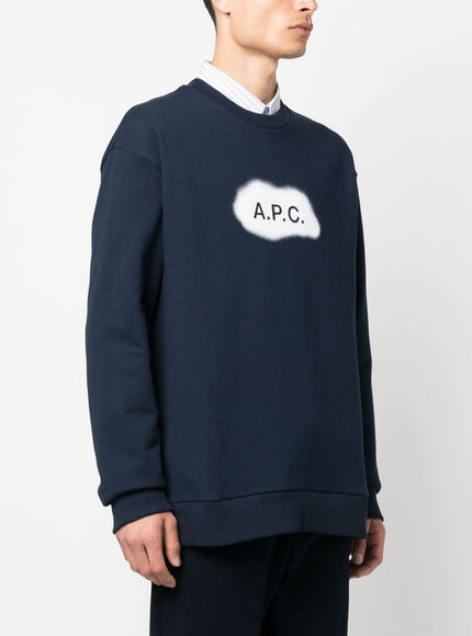 A.P.C. Sweaters Blue