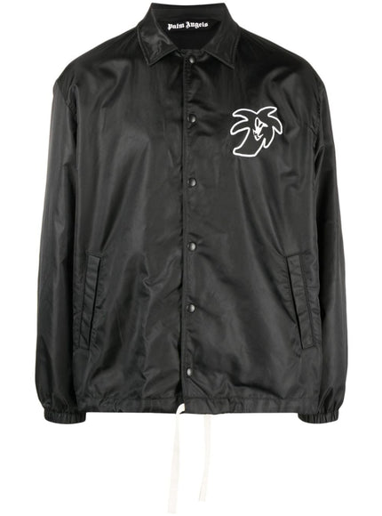 Palm Angels Jackets Black