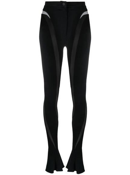 MUGLER Trousers Black