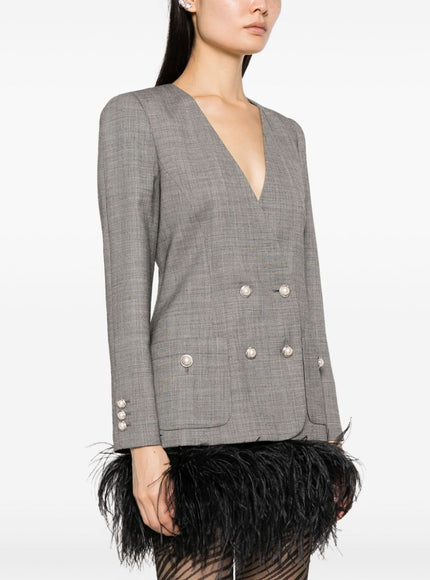 Alessandra Rich Jackets Grey