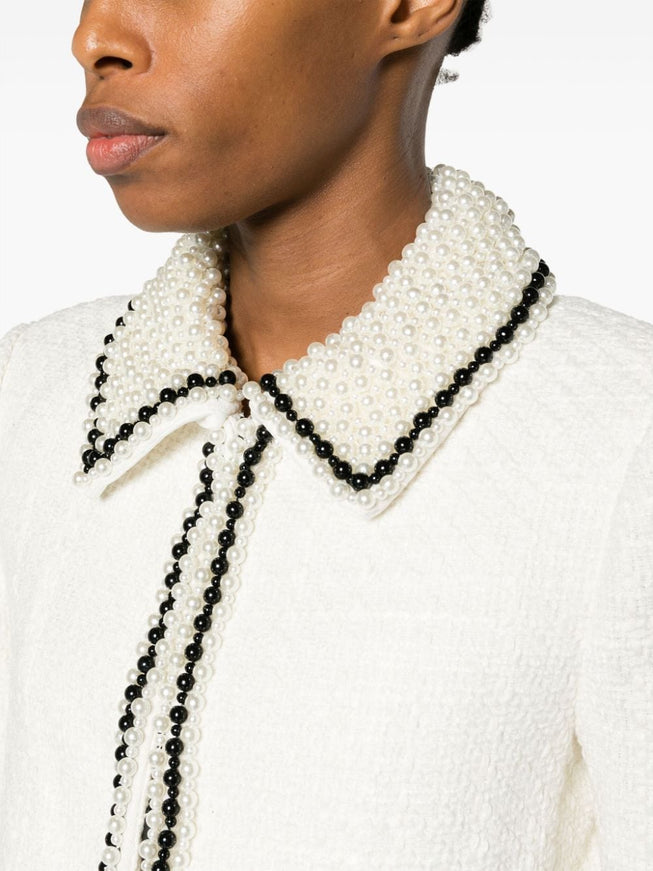 Alice + Olivia Kidman Pearl Detail Jacket