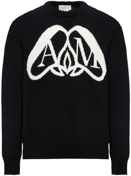 Alexander McQueen Sweaters Black