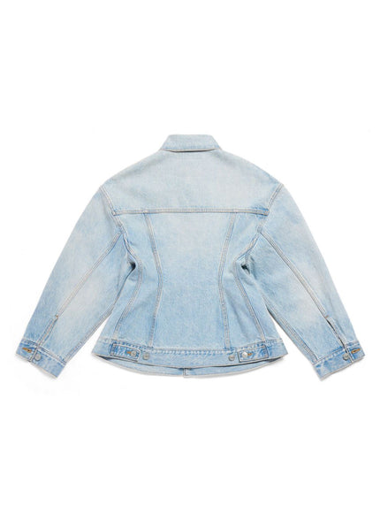 Balenciaga Hourglass Denim Jacket