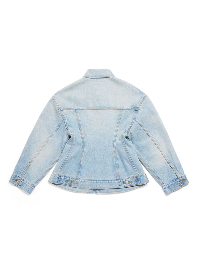 Balenciaga Hourglass Denim Jacket