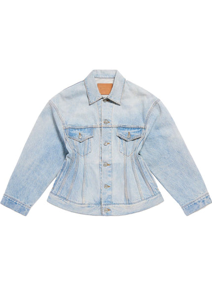 Balenciaga Hourglass Denim Jacket