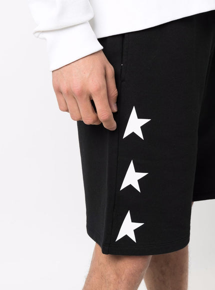 Golden Goose Diego Bermuda Shorts In Black