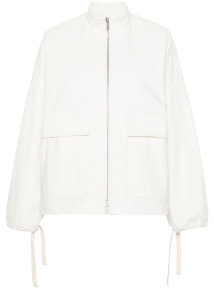 Jil Sander Canvas Logo Patch Coat