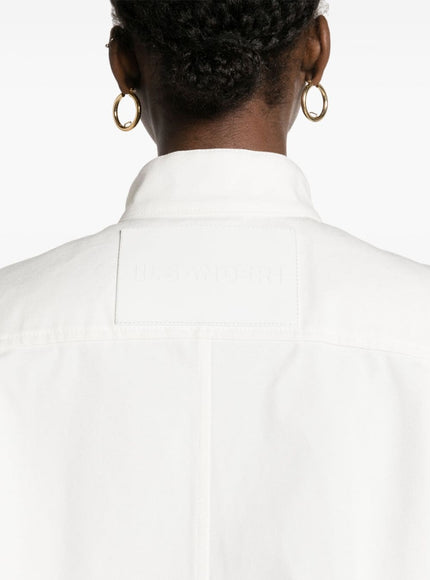 Jil Sander Canvas Logo Patch Coat