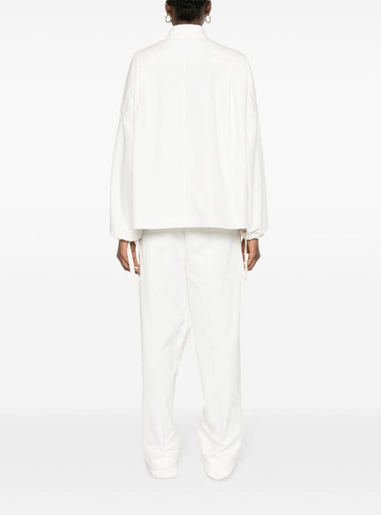 Jil Sander Canvas Logo Patch Coat