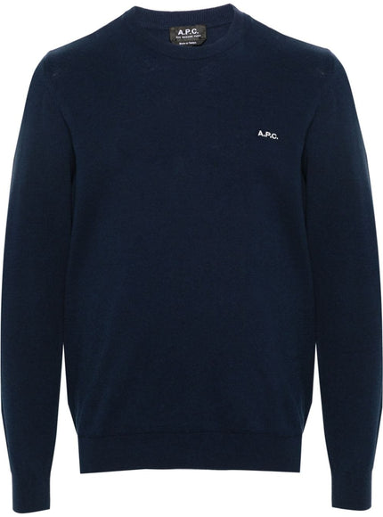 A.P.C. Sweaters Blue