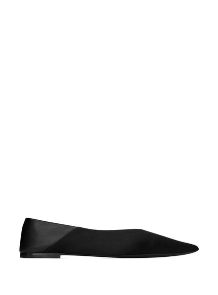 Saint Laurent Nour Slippers in Satin