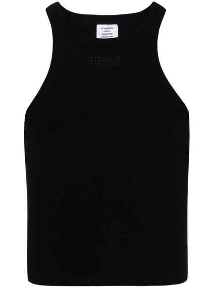 Vetements Top Black