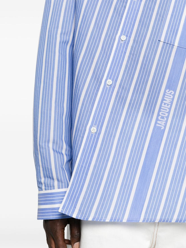 JACQUEMUS Shirts Clear Blue