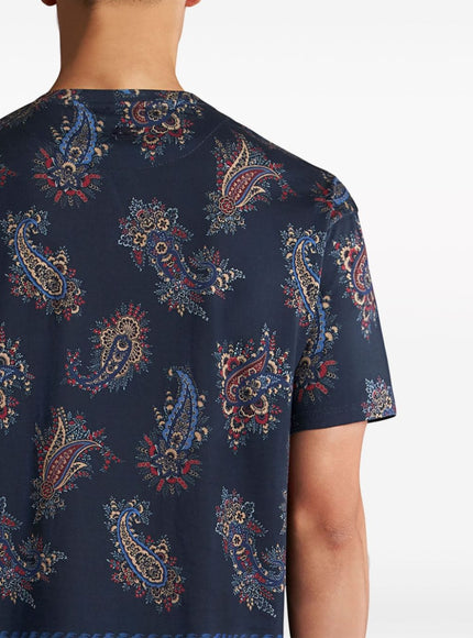 Etro T-shirts and Polos Blue