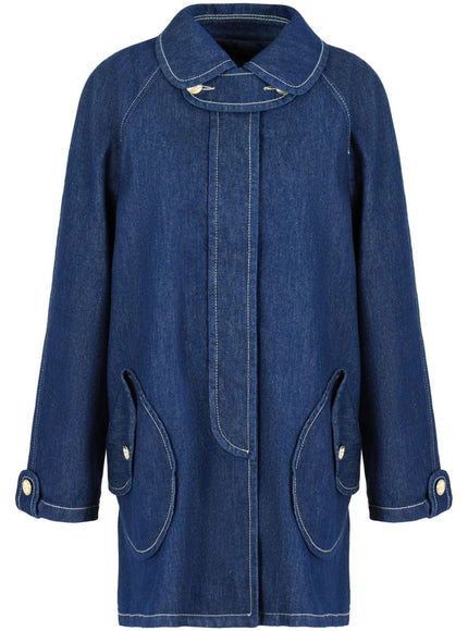 Emporio Armani Coats Blue